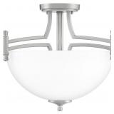 Quoizelï¿½ 2-Bulb Semi-Flush Mount in Nickel x 2
