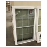 3' x 5' White Vinyl Double Hung Window
