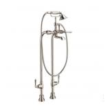 DXV Platinum Nickel Floor Mount Tub Filler