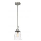 Ashley 1-Bulb Mini Pendant in Nickel