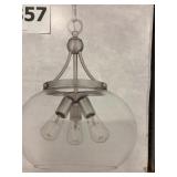 DSI Lighting 3-Bulb Pendant Light in Nickel