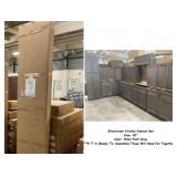 R-T-A 15pc.Silvercreek West Point Gray 42' Kitchen