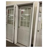 32' x 80' RH Steel 9-Lite Exterior Door