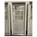 32' x 80' RH Steel 9-Lite Exterior Door