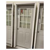 32' x 80' RH Steel 9-Lite Exterior Door