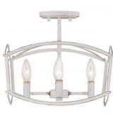 Quoizelï¿½ 4-Bulb Semi-Flush Mount in White
