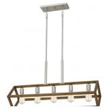 Ashley 5-Bulb Chandelier in Nickel