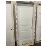 32' x 80' LH 2-Panel Arch Top Steel Door