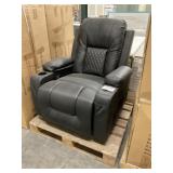 Black Massage Rocker Recliner w/ Heat x 2