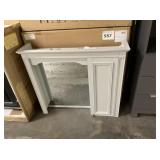 36' x 32' Gray Medicine Cabinet w/ Mirror