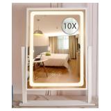 Slimoon Free Standing Tilt LED Makeup Mirror