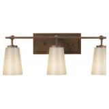Feissï¿½ 3-Bulb Vanity Light in Bronze