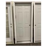32' x 80' LH Steel 6-Panel Exterior Door