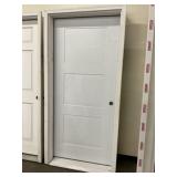 36' x 80' LH  3- Panel Steel Exterior Door
