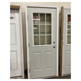 32' x 80' RH OUTSWING Steel 9-lite Exterior Door