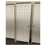 28' x 80' LH MDF 6-Panel Interior Door.