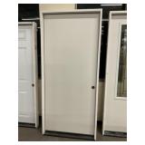 36' x 80' LH Steel Single Panel Exterior Door