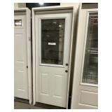 30' x 80' LH Steel HV Deco Glass Exterior Door