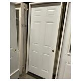 32' x 80' LH Steel 6-Panel Exterior Door