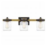 Ashley 3-Bulb Vanity Light in Bronze x 2