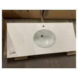 49' x 22' Stone Composite Single Bowl Van. Top