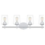 Quoizelï¿½ 4-Bulb Vanity Light in Chrome