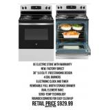 GE Electric Stove With Warranty