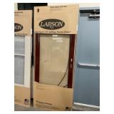 Larsonï¿½ 32' x 80' Cranberry FV Storm Door w/ HW
