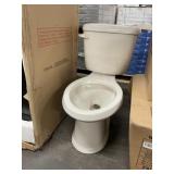Gerber 2 Piece Elongated Toilet In Biscuit x2