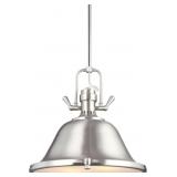 SeaGullï¿½ 3-Bulb Pendant Light in Nickel