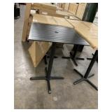 30' x 30' x 41' Black Outdoor Patio Bar Table