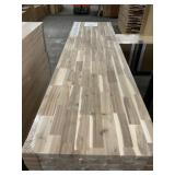 25' x 8' Unfinished Acacia Butcher Block Top