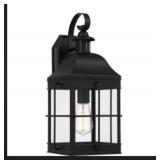 Ashley 1-Bulb Wall Lantern in Black x 3