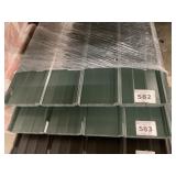 12' Matte Green Steel Roofing/Siding x 600 LF
