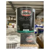 Glidden 32oz Can of Flat Paint &Primer x 4