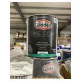 Glidden 32oz Can of Flat Paint &Primer x 4