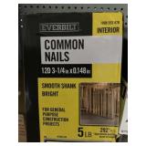 5lb Box of 12D 3-1/4' Interior Common Nails x 4