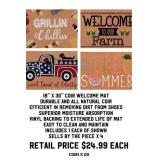 18' x 30' Coir Welcome Mat x 4