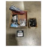 Mixed Lot of Hose Clamps with Display Rack