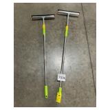 12' Squeegee with 3' Handle x 2