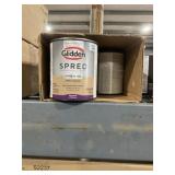 Glidden Spred Eggshell Interior Paint &Primer x4