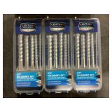 Century 5Pc. Masonry Drill Bit Setx3