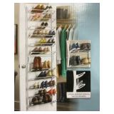 36-Pair Over the Door Shoe Rack in White
