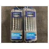 Century 5Pc. Masonry Drill Bit Setx2