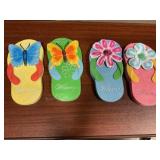 (24) Beach Flip-Flop Stepping Stones for One Money