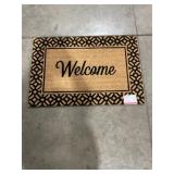 'Welcome' Border Printed Coir Mat x2