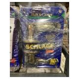 Schlage® Bed and Bath Door Lever Set in Brass x2