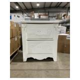 23' x 17' Nightstand Dresser in White