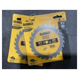 DeWalt 5 3/8' 24T Saw Blade x2