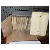 25Pk 1-Gang Blank Ivory Wall Covers x 2